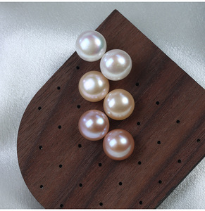 925 semplice in argento sterling <span class=keywords><strong>vera</strong></span> naturale <span class=keywords><strong>vera</strong></span> <span class=keywords><strong>perla</strong></span> d'acqua dolce <span class=keywords><strong>orecchini</strong></span> a bottone - Product Image 3