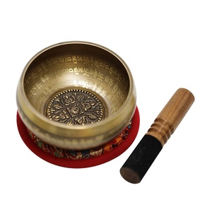 Cuencos budistas hechos a mano para cantar, Meditación de Yoga, sonido curativo, cuenco tibetano para cantar - Product Image 1