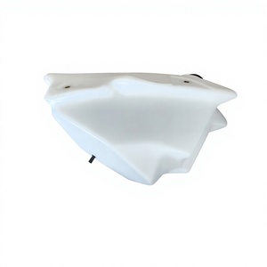 KB Weißer HDPE-Kraftstofftank für CRF250R/CRF450R 2013-2016 Motorrad-Öltank-Ersatz mit 1 Jahr Garantie - Product Image 1