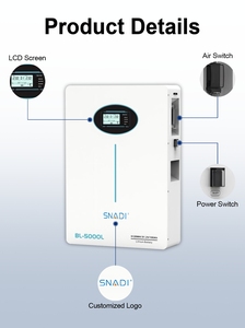 แบตเตอรี่โซลาร์เซลล์ราคาโรงงานที่ดีที่สุด 51.2V 200AH 5KWH  แบตเตอรี่ลิเธียมไอรอนฟอสเฟตสำรองไฟ 51.2V 314AH - Product Image 6