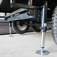 Système de nivellement hydraulique en acier à double type personnalisé avec vérin d'entretoise et pompe 16Mpa pour grue de camping-car