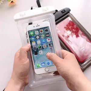 Clear Universal Summer Beach Accessories PVC Floating Waterproof Phone Bag