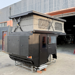 Camper Pop-Up per Pickup, Guscio in Metallo per Camper da 4 Persone, Rimorchio da Viaggio - Product Image 2