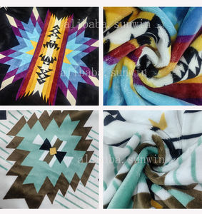 Mantas tejidas de lujo con diseño <span class=keywords><strong>azteca</strong></span> de alta calidad, forro polar de franela con estampado Floral bohemio disponible King Queen para otoño - Product Image 6