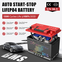 Baterai Mobil Start-Stop LiFePo4 T.E.T 12.8V 60AH (BCI Group 48) dengan BMS Garansi 2 Tahun 1500 Siklus 90 Operasi