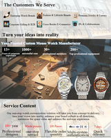 Montre de luxe pour homme 40 mm, acier inoxydable 316L, verre saphir, étanche 10 ATM, mouvement automatique Miyota, logo personnalisé OEM