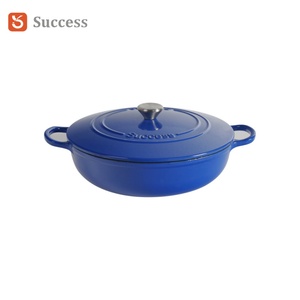 Olla de Hierro Fundido Esmaltado, Olla Holandesa con Tapa, Gran Capacidad, Apta para <span class=keywords><strong>Horno</strong></span>, Utensilios de Cocina de Inducción - Product Image 4