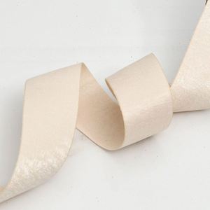 Ruban en velours polyester double face de luxe sur mesure, largeur 2,5/4 cm, 10 mètres, pour emballage cadeau de mariage et bouquets de mariée - Product Image 5