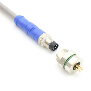 Kabel Konektor M8 B Coding Cordset Tahan Air 5 Pin Kabel Adaptor Jantan Betina untuk Penerbangan - Product Image 2