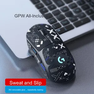 Aufkleber-Etiketten für Gaming-Maus Rechte Hand 1. und <span class=keywords><strong>2</strong></span>. Generation Rutschfest Anti-Schweiß Mattierte Maus-Aufkleber - Product Image 6