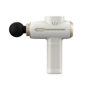 Pistola de masaje muscular portátil Beoka 2025, mejor presupuesto, 6 cabezales, cuerpo de tejido profundo, Motor sin escobillas, pistola de fascia de mano, variable calentada - Product Image 1