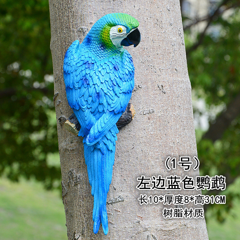 No. 1 blue left parrot