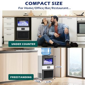 Konwin thương mại Ice Maker Máy Nhà hàng cửa hàng khách sạn nhà máy Giá mini Ice Maker Máy bán tốt nhất Ice Maker - Product Image 2
