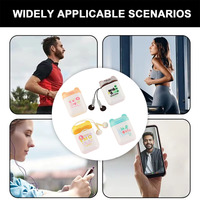 KIKI-379 Logo personnalisé mignon Kawaii étui boîte filaire musique écouteurs 3.5 MM dans l'oreille fil casque câble casques pour filles enfants