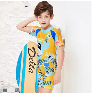 الجملة أنيق ملابس سباحة للأطفال قطعة واحدة طفل الفتيان بذلة المايوه الاطفال لباس سباحة