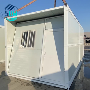 Panel sándwich <span class=keywords><strong>de</strong></span> <span class=keywords><strong>madera</strong></span> <span class=keywords><strong>de</strong></span> acero <span class=keywords><strong>de</strong></span> 40 pies y 20 pies <span class=keywords><strong>Casas</strong></span> <span class=keywords><strong>de</strong></span> contenedores extensibles y plegables para uso en oficinas, villas, hoteles y almacenes - Product Image 6