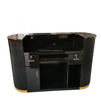 Comptoir de caisse personnalisé Mobilier commercial moderne Petit magasin de vêtements Salon de beauté Bar Entreprise Réception