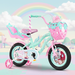 Vélo pour enfants de 12 pouces et 16 pouces, vélo pour filles avec roues d'apprentissage, nouveau modèle de vélo pour enfants, vélo pour enfants de 3 à 8 ans - Product Image 6