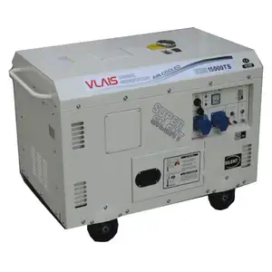 Generator Diesel Portabel 8.5kw untuk Penggunaan Di Rumah, Generator Pendingin Udara Portabel 10KVA Senyap Kualitas Tinggi