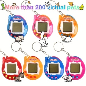 1PC <span class=keywords><strong>Tamagotchi</strong></span> Transparent Électronique Nostalgique 168 Animaux Virtuels Cyber Numériques Jouets Amusants Pixel Play Pile Bouton - Product Image 2