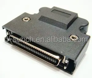 低価格SCSI50ピンコネクタ短ネジ付きプラスチックフードSCSI50ピンサーボケーブルコネクタプラスチックバックシェル