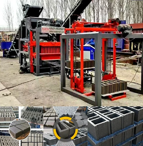 Nhỏ rỗng khối máy mô hình <span class=keywords><strong>qt4</strong></span> 220V động cơ PLC bánh lõi cho bê tông xi măng dây chuyền sản xuất bao gồm cát tro bay khuôn - Product Image 4