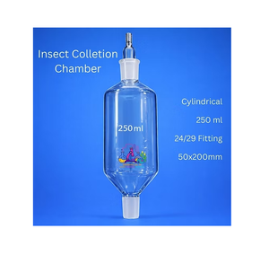 Chambre de collecte d'insectes cylindrique premium 250 ml – Contenant transparent pour la capture d'échantillons pour la recherche en laboratoire et sur le terrain - Product Image 1