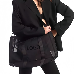 Borsa Trasparente in Rete con Logo <span class=keywords><strong>AIL</strong></span> Personalizzato, Borsa per Yoga e Fitness, Borsa <span class=keywords><strong>a</strong></span> Tracolla da Donna per Attività all'Aperto, Borsa da Viaggio di Grande Capacità - Product Image 1