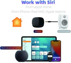 IEAST Olio Streamer AirPlay 2 Récepteur <span class=keywords><strong>HiFi</strong></span> Sans Fil Multiroom Stéréo Préampli /Alexa Audio Haute Résolution <span class=keywords><strong>Spotify</strong></span> pour Musique-Made - Product Image 4