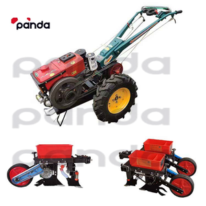 2025 mới đi bộ máy kéo chính xác Ngô seeder nông nghiệp nhỏ Ngô seeder hai hàng Ngô trồng - Product Image 2