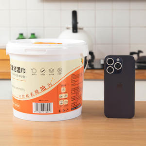 Toallitas de limpieza Clean Fresh para cocina, 500 hojas, tubo extra grande, potente eliminación de manchas de aceite, desechables para campanas extractoras y - Product Image 1