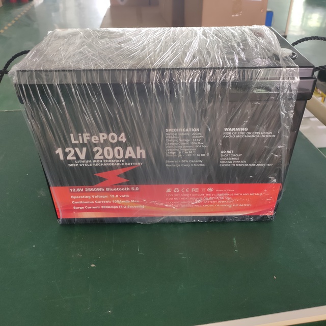 EU Stock 12V 100Ah Deep Cycle LiFePo4 Grade Cells Custom Battery Bluetooth Smart BMS CE Certified 6000 Cycles 5 Year Warranty