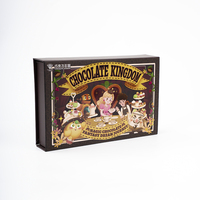 Boîte cadeau en papier personnalisée pour chocolat avec insert en plastique, emballage rigide de luxe pour confiserie, boulangerie, cadeaux de fête
