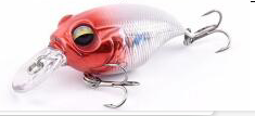 เหยื่อปลอมแบบแข็ง Luatc New Crank Mini Baits ขนาด 45 มม. น้ำหนัก 9 กรัม พร้อมตะขอ - Product Image 3