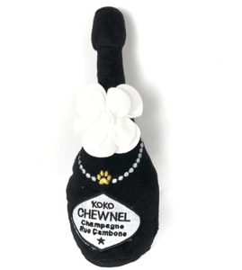 Jouets en peluche pour chien personnalisés multi-designs, os en forme de champagne, balle à mâcher, jouets à couiner pour chiens de petite et moyenne taille - Product Image 4