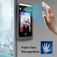 Timy AI21, Software Gratuito, Sistema de Control de Asistencia con Reconocimiento Facial y de Venas Palmares Biométrico por Wi-Fi, Pantalla Táctil de 4 Pulgadas