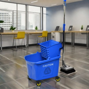 Goodman Equipo de Limpieza Ecológico, Escurridor de Plástico PP, Cubo con Carro Incluido, 30L de Capacidad, Venta Al por Mayor - Product Image 2