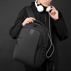 Sac à dos WePower pour homme, grande capacité 20-35L, pour affaires, trajets quotidiens, voyages, extérieur, couleur unie, sangle détachable, noir, gris, bleu foncé - Product Image 1