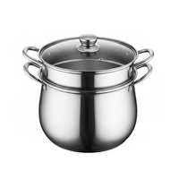 Ensemble de casseroles vapeur pliables en acier inoxydable pour légumes, aliments et soupes, pour usage en restaurant