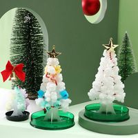 Arbre magique, arbre de Noël à sept couleurs, incroyable arbre en papier d'arrosage qui peut fleurir et se cristalliser, cadeau de Noël créatif