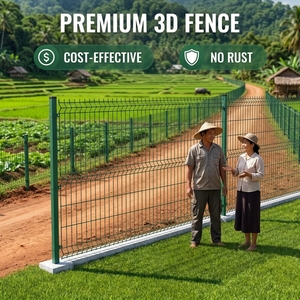Panneaux de clôture 3D renforcés en acier galvanisé pour la défense périmétrique des prisons - Product Image 1