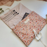 Sacs de voyage cosmétiques en velours flanelle doux personnalisés en gros, trousses de maquillage avec fermeture éclair et logo