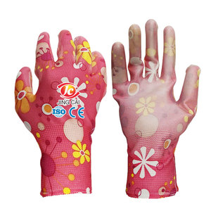 Guanti traspiranti con motivo floreale: antiscivolo, traspiranti, resistenti ai graffi e all'usura per lavori in cucina/lavori di giardinaggio - Product Image 2