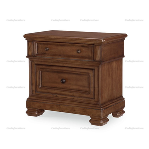 Cadre de lit en bois massif de style américain classique européen <span class=keywords><strong>avec</strong></span> rangement, ensembles de meubles de chambre à coucher pour appartement - Product Image 3