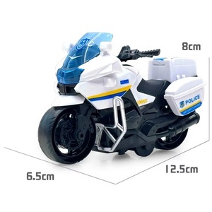 <span class=keywords><strong>Moto</strong></span> de police à inertie, résistante aux chutes, simulation transfrontalière, mini-voiture <span class=keywords><strong>jouet</strong></span> en plastique à friction, quatre couleurs au choix, pour enfants - Product Image 1