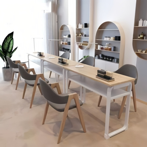 Meilleures Ventes : Table de <span class=keywords><strong>Manucure</strong></span> Professionnelle en Bois, Moderne et Minimaliste - Mobilier de Salon Écologique et Facile à Nettoyer <span class=keywords><strong>pour</strong></span> Chambre ou Usage Commercial - Product Image 1