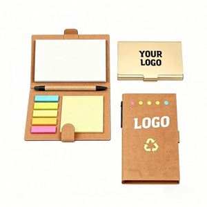 Wholesale Memo With Pen and <b>Sticky</b> Self-Adhesive Notepad Custom Logo Book of Promotional Business Gift <b>Note</b> Pad - Product Image 1