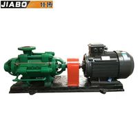 Pompa Sentrifugal Horizontal Multi-tahap JIABO Tekanan Tinggi Baja Tahan Karat Besi Pompa Distribusi Air 50HP >10.000 L/mnt