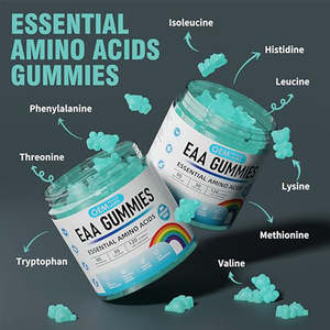 Suplemento energético de etiqueta privada Gummy Candy Aminoácido esencial BCAA EAA Proteína Alta dosis para un rendimiento óptimo - Product Image 2