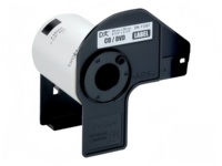 Label Printer Thermal Lapisan Atas Kompatibel Brother DK 11207/1207, Label CD/DVD Bulat 58MM, Stiker Label Thermal Langsung